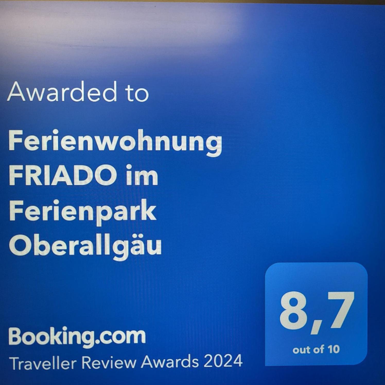 Fewo Friado Im Ferienpark Oa - Ohne Zusatzkosten Nach Anreise - Mit Hallenbad, W-Lan, Pkw-Garage, Kurtaxe Mit Allgaeu-Walser-Pass, Bett- Und Handtuch-Waesche Sowie End-Reinigung Missen-Wilhams Exterior foto